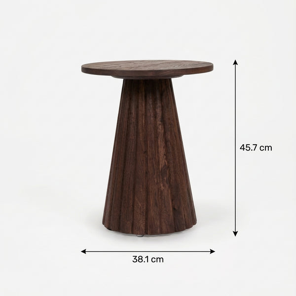 Agnus Coffee And Side Table, Set of 3 - Walnut