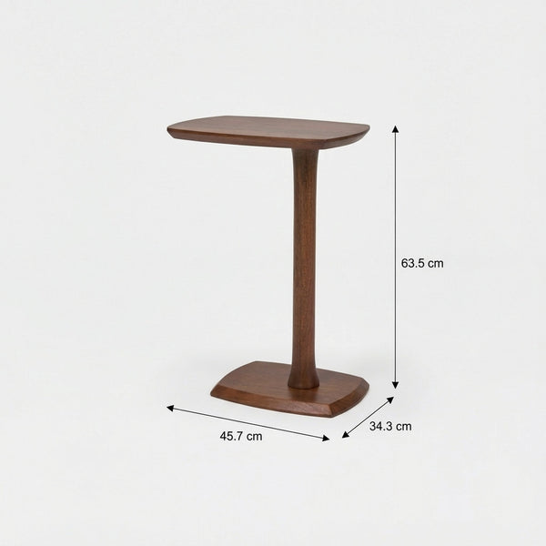 Tilly Wooden Side Table - Walnut