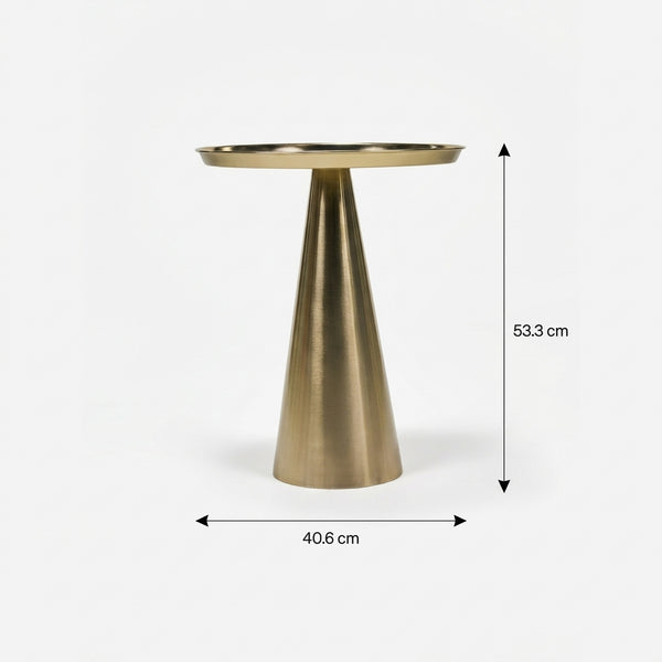 Layla Side Table - Gold