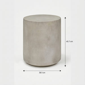 Oslo Metal Side Table - White