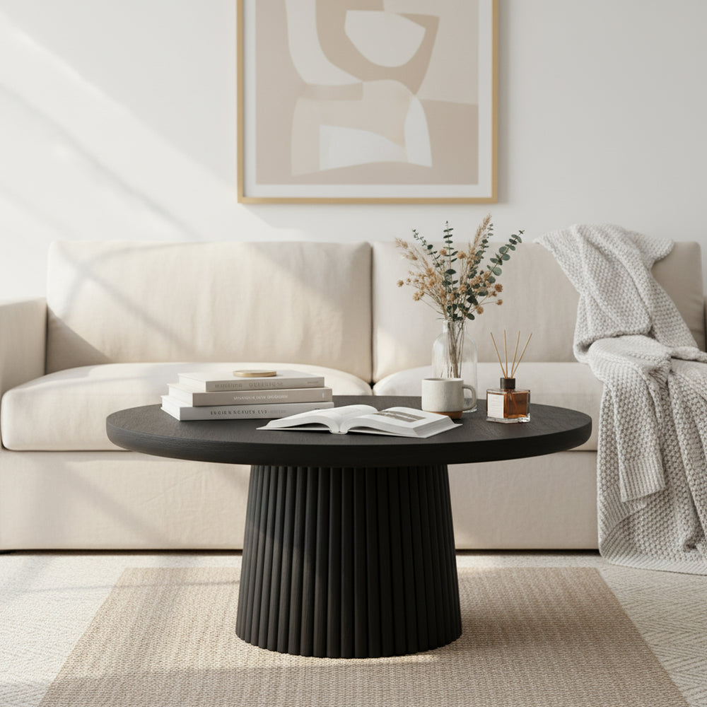 Agnus Coffee Table, Medium - Black