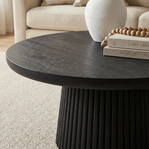 Agnus Coffee And Side Table, Set of 3 - Black