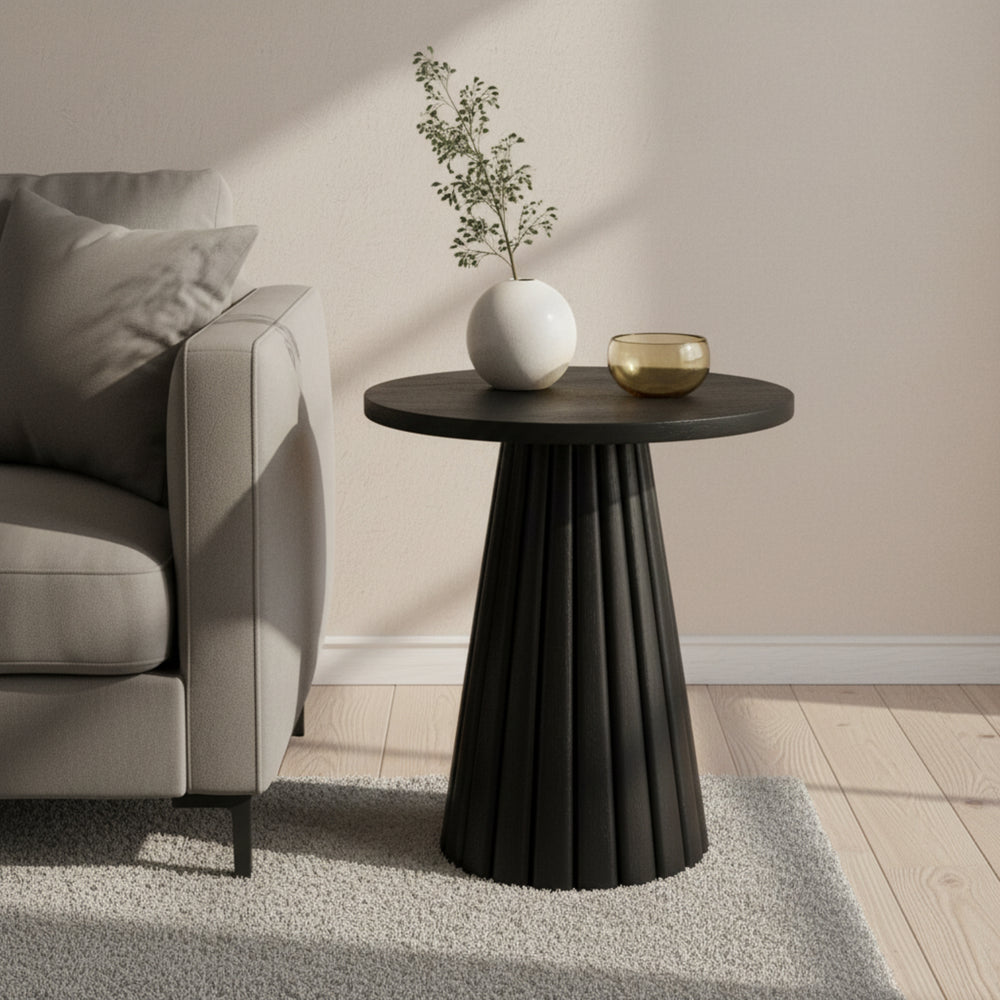 Agnus Side Table - Black