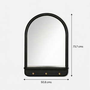 Arc Wall Mirror - Black