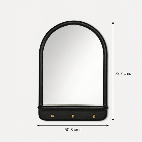 Arc Wall Mirror - Black