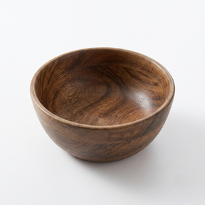 Scoop Wooden Serving Bowl, Small - Natural