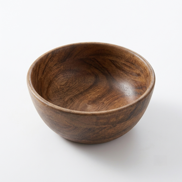Scoop Wooden Serving Bowl, Small - Natural