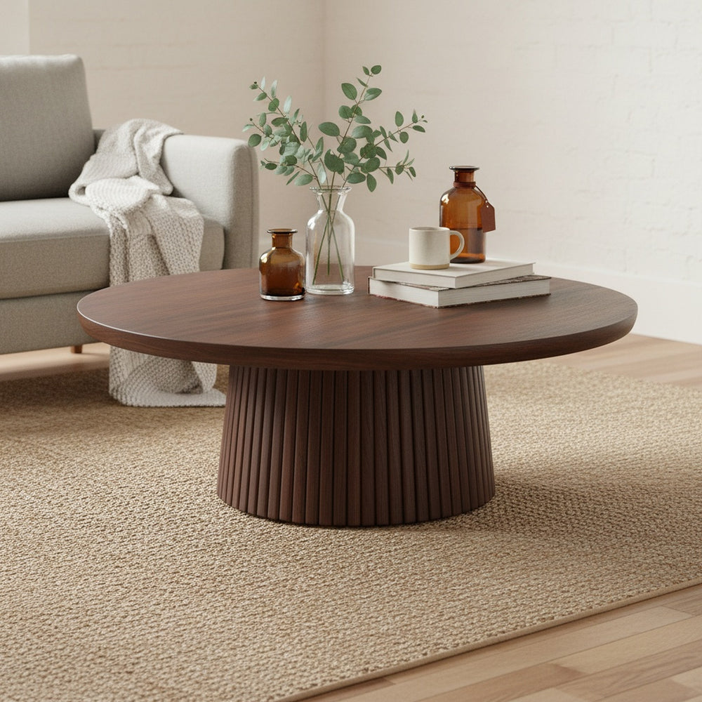 Agnus Coffee Table, Medium - Walnut