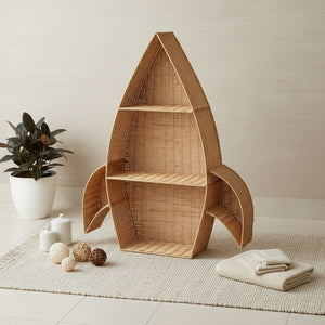 Apollo Rattan Storage Rack - Natural
