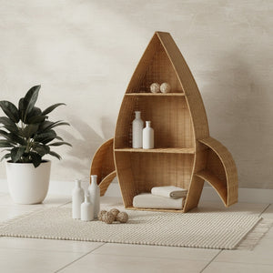 Apollo Rattan Storage Rack - Natural