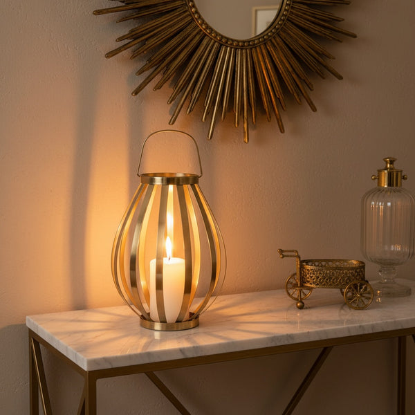Ray Metal Lantern, Large