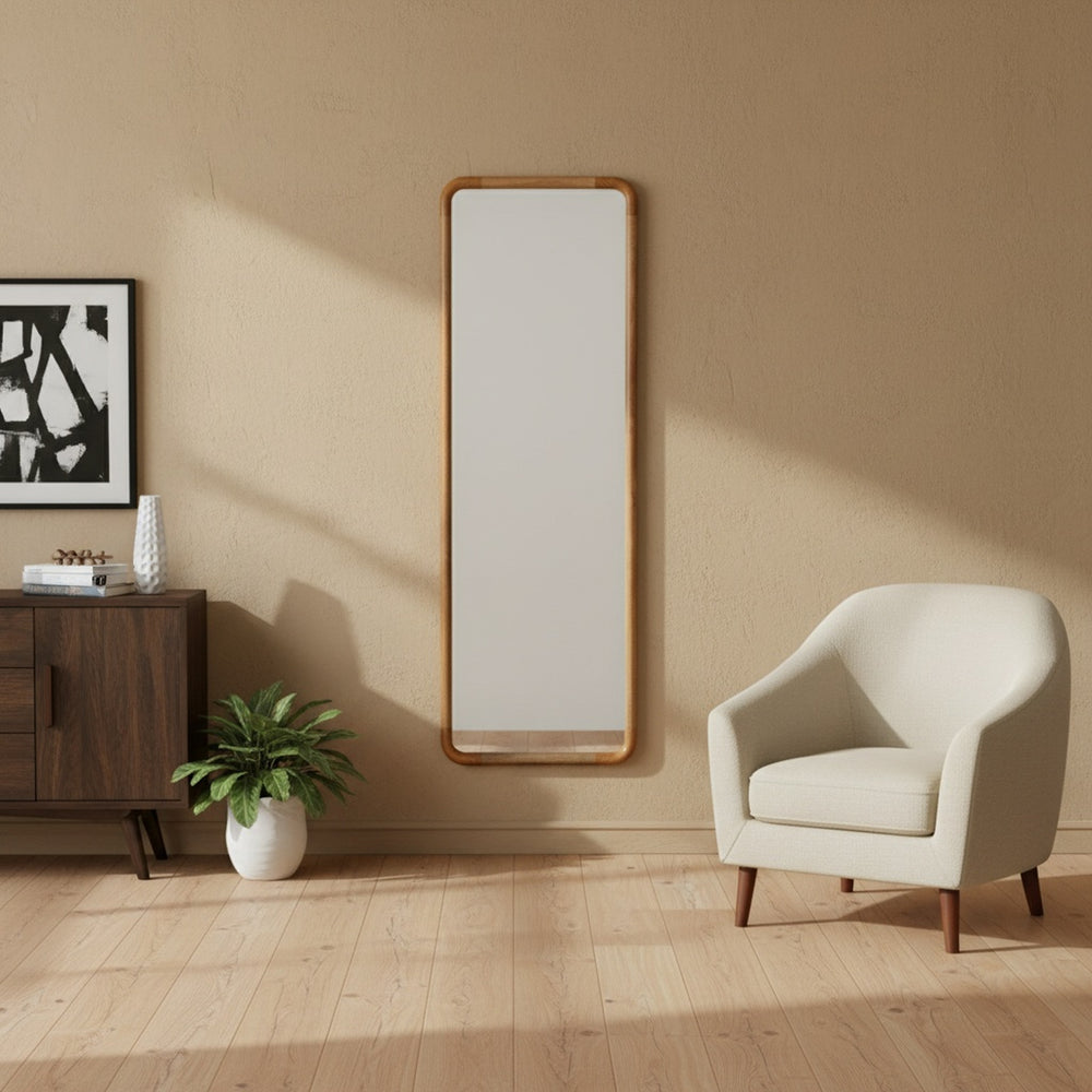 Silo Floor Mirror - Natural