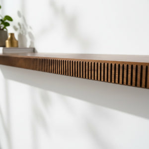 Nook Wooden Wall Shelves, Set Of 2 - Walnut