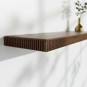 Nook Wooden Wall Shelves, Set Of 2 - Walnut