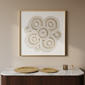 Glint Hammered Metal Platter, Set of 2