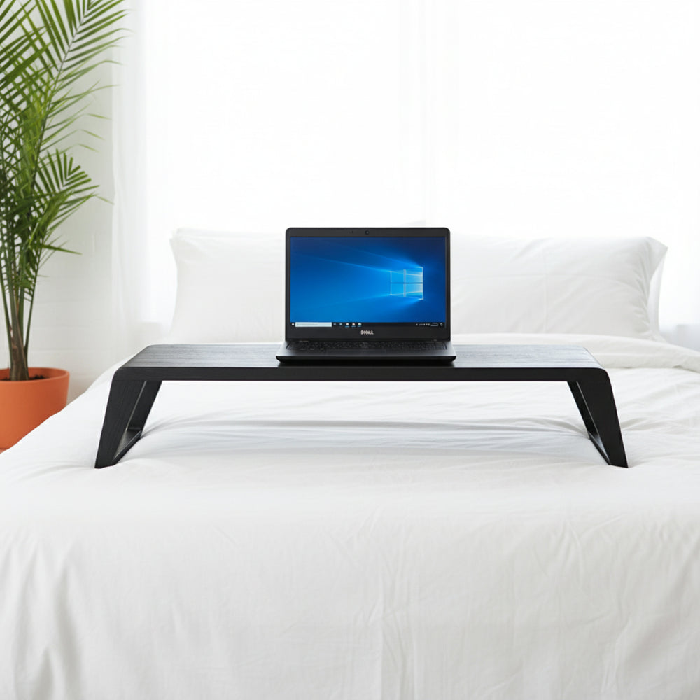 Blake Wooden Laptop Stand - Black