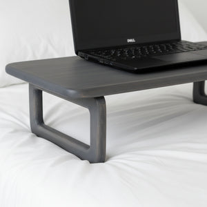 Tatum Wooden Laptop Stand - Grey